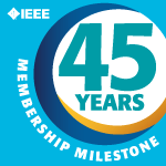 IEEE member since 1977